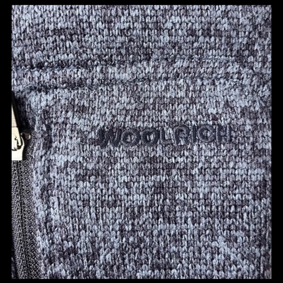 Woolrich Men's Knit Pullover 1/2 Zip Long Sleeves Size XXL Blue Heather - Picture 7 of 8